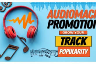 do professional audiomack promotion for music track