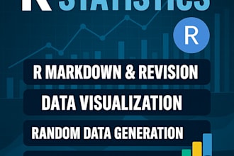 provide spss and rstudio data analysis and visualization