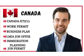 do lmia , work permit in canada, resume, business plan, t2 tax, c11