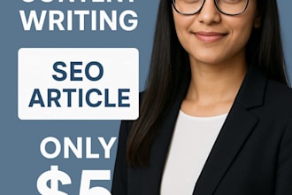 write SEO friendly blog posts and articles