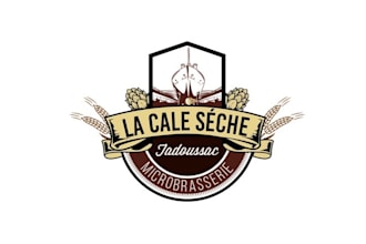 make microbrewery logo for can and bottle