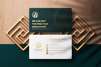 do premium gold and silver foil business card design services