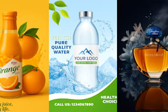 realistic product photography and mockup by using ai