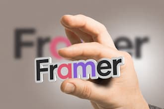 design or redesign your framer website, figma to framer