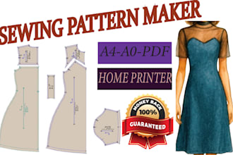 create easy to use sewing pattern for your clothing