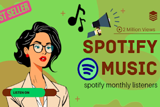 increase your spotify music streams on spotify monthly listeners