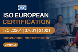 provide iso 22301, 37001,21001 certification