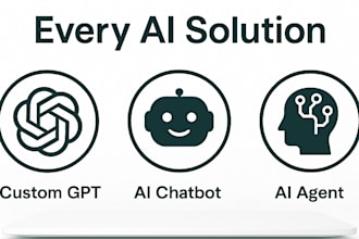 build custom gpt, ai chatbot, or ai agent for your business