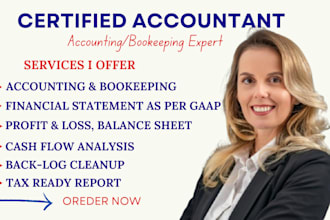 do profit and loss, financial statement with xero wave bookkeeping in 24hours
