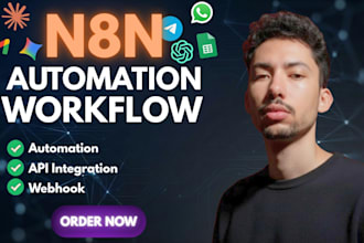 build advanced ai automation and API workflows in n8n