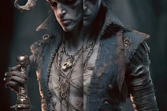 fantasy horror and fantasy horror character