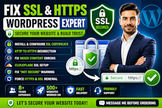 install an SSL certificate and fix https issues in wordpress