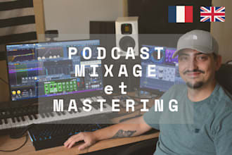professionally edit, clean, mix and master your podcast