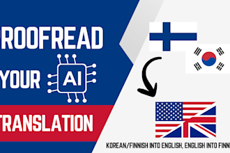 proofread your ai translation into english