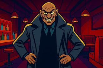 gang leader with a unique accent