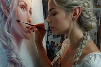 paint a fantasy portrait