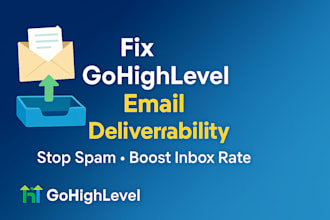 fix gohighlevel email deliverability, spf dkim dmarc inbox issues