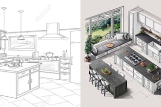 create 2d kitchen layouts and elevations using 2020 design software