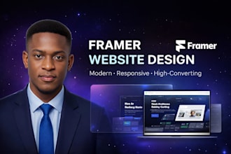 framer website, framer landing page, figma to framer design