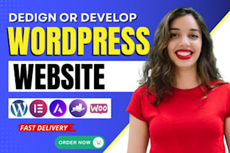 build or rebuild an awesome wordpress website that is fast and professional