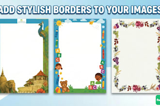 add stylish borders to your images