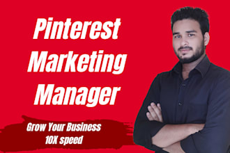 manage marketing and organic growth as pinterest manager