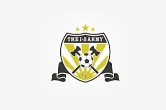 design awesome soccer supporters group logo