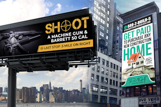 professional signage, billboard, yard sign, and vinyl banner for your business