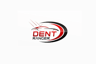 design classic dent ranger paintless dent repair logo