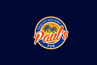 design unique amazing pauls pub logo