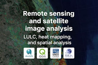 conduct remote sensing and satellite image analysis