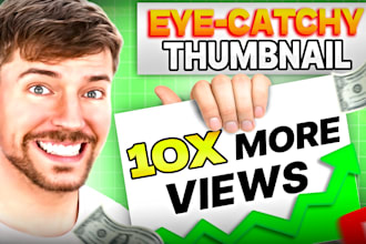 design high quality professional youtube thumbnails