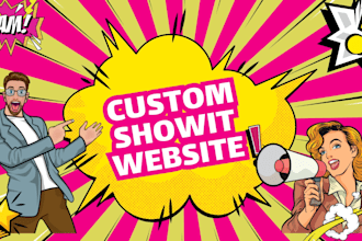 design or redesign showit and customize your showit website or template