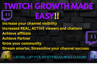 do a smart twitch promotion for growth and monetization