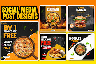 design food poster, flyer, food brochure, restaurant menu