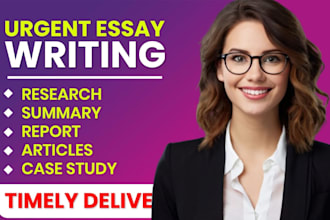 urgent essay writing as an essay writer apa, mla, harvard any style