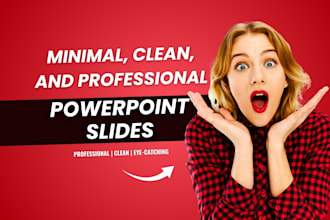 create minimal, clean, and professional powerpoint slides