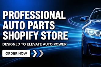 auto parts shopify store automotive website automobile car parts auto part store