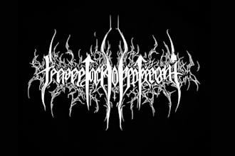 design heavy metal or extreme metal logo for your band