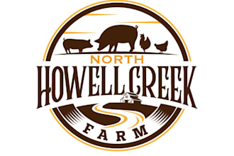 design a professional creek farm logo