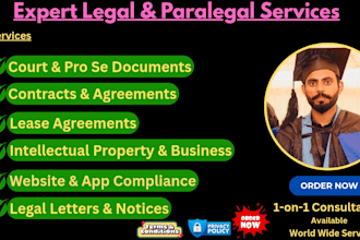 be your lawyer and paralegal for legal documents