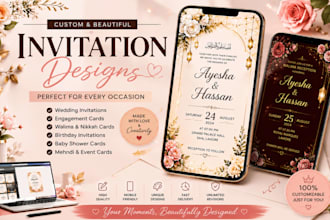 design premium wedding invitations design