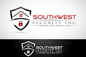 design a modern tech startup, security and technology logo