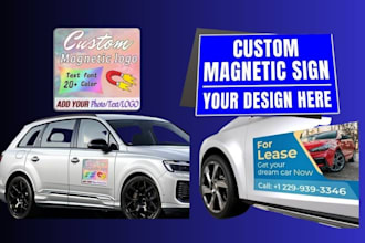 car magnet, car door magnet, vehicle magnet, magnetic sign, truck magnet