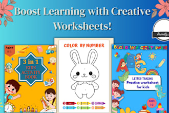 design custom, printable worksheets for kids learning