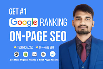 do local seo service with on page optimization for website google ranking