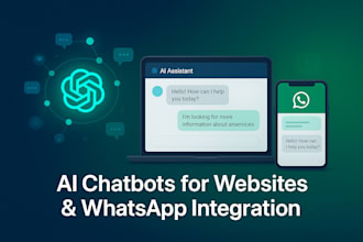build ai chatbot for website and whatsapp