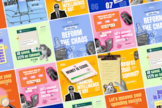 design professional social media posts, banners, ads
