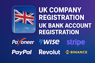 register UK,US company for non residents and setup wise bank