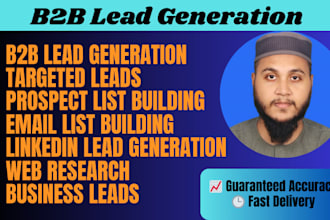 do b2b lead generation and prospect list building